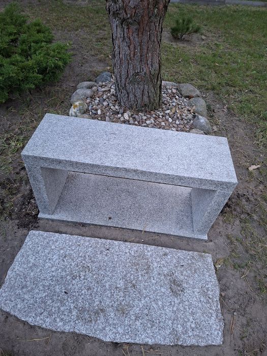 Ławka Granitowa do Ogrodu