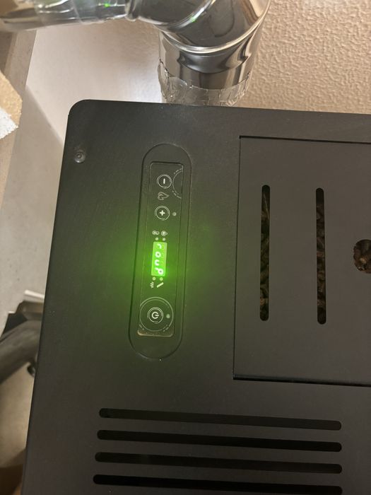 Salamandra a pellets 8kw ainda com garatia