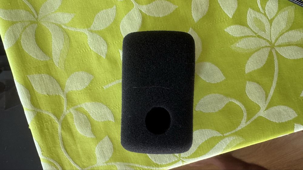 Proteccao de espuma para microfone e camara gopro