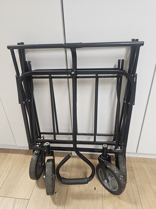 Wózek plażowy turystyczny kempingowy składany 100kg 80L
