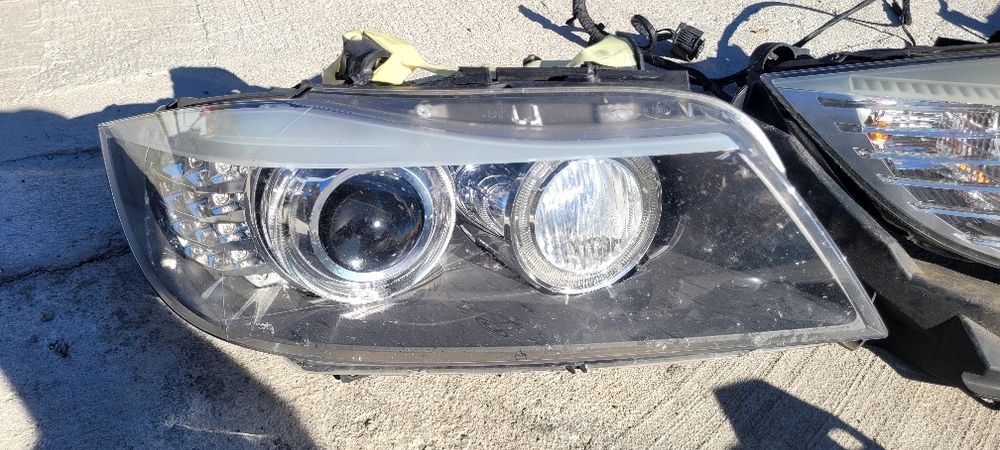 Cześci bmw e90 lift zderzak lampy wentylator