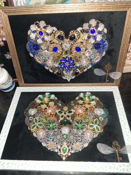 Картини з біжутерії "Ключик від серця "