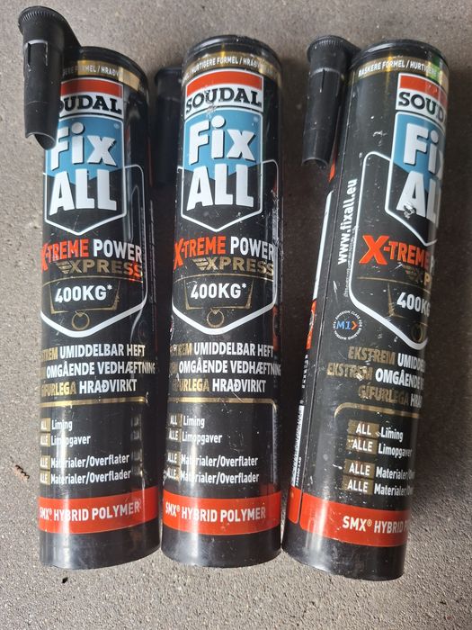 Kleje montazowe tec7 i Soudal fixAll -NOWE