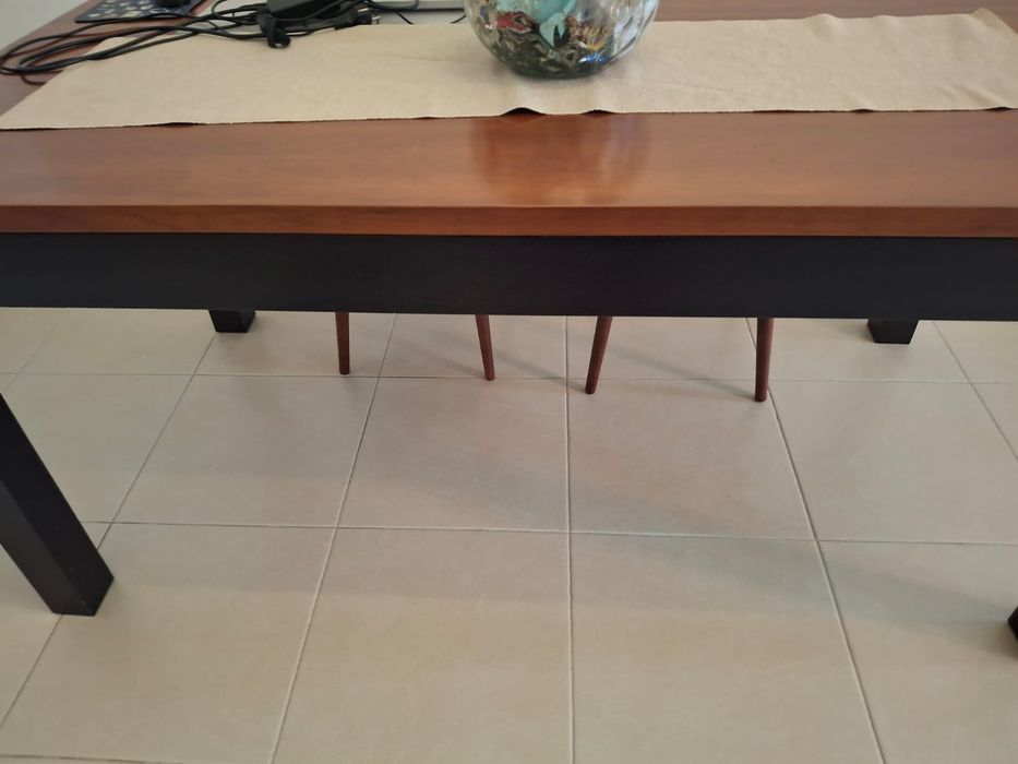 Mesa jantar cerejeira/wengue