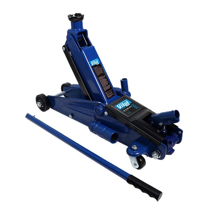 Домкрат подкатной Vitol 3т (150мм - max 530мм)