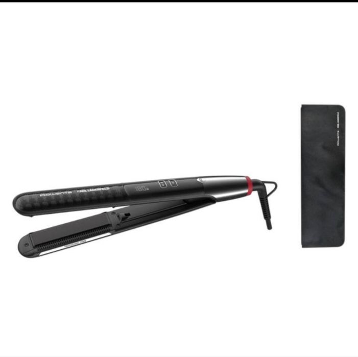 Вирівнювач для волосся Rowenta x Karl Lagerfeld K/Pro Stylist Straightener з дисплеєм, чорний