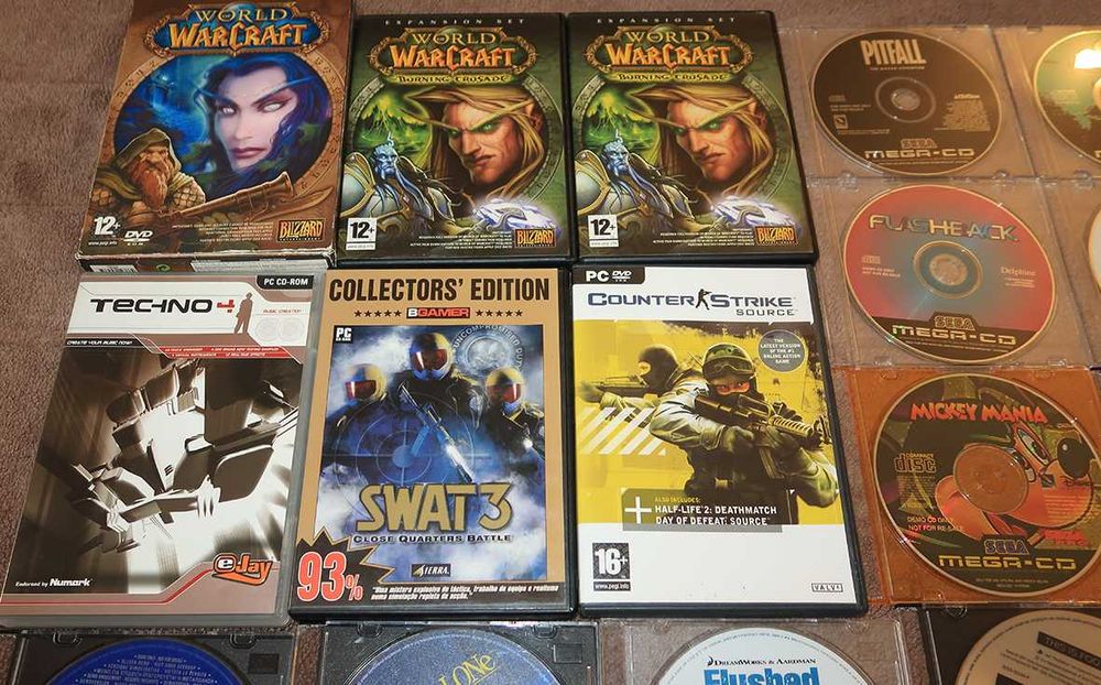 Jogos retro PC, Sega Mega CD,  CDI Philips Play Station PS2