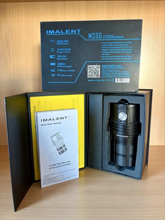 Imalent MS06W Latarka•25000 Lumen