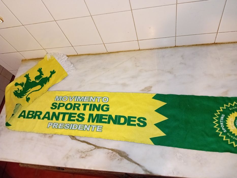Cachecol Sporting Abrantes Mendes
