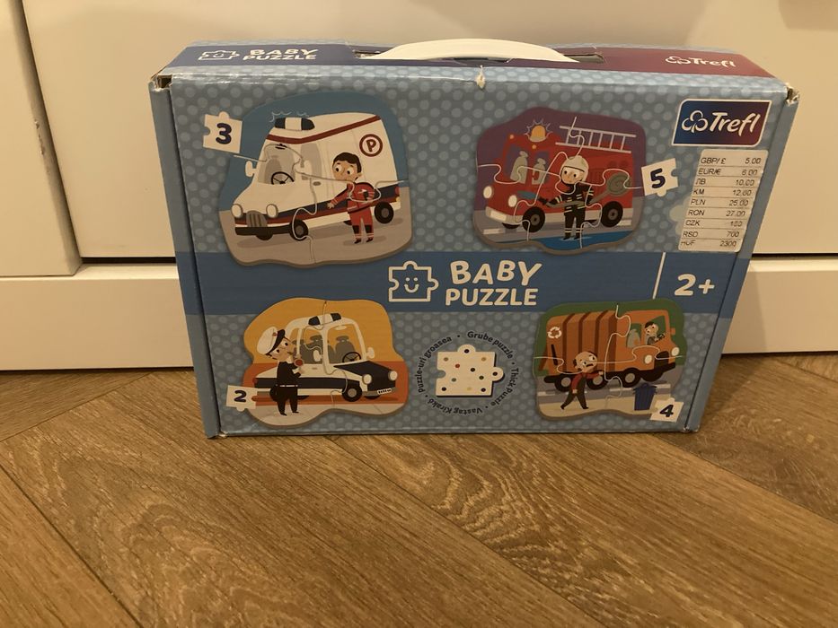 Puzzle pojazdy 2+