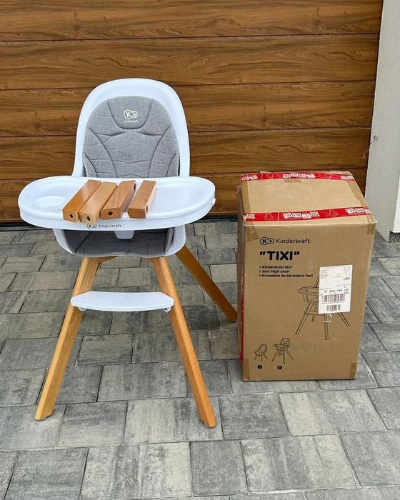 Krzesełko do karmienia Kinderkraft Tixi 2in1