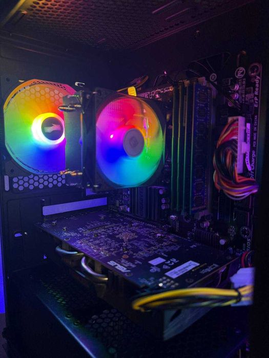6 ЯДЕР! Ігровий системник ПК RX 570 Компʼютер 16GB RAM Стаціонарний блок 500GB