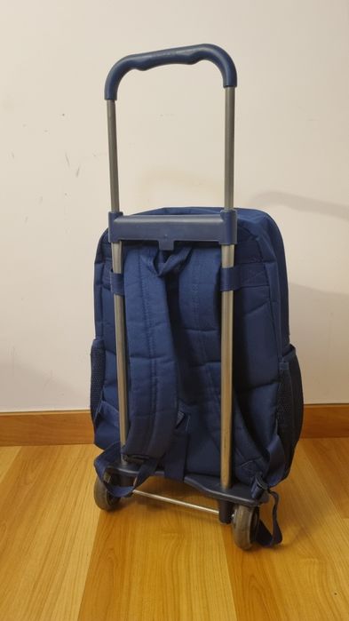 Mochila escolar  carro rodas Harry Potter