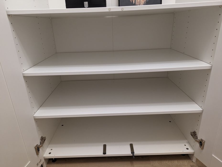 IKEA PAX z drzwiami GRIMO – biała szafa 100 × 60 × 236 cm