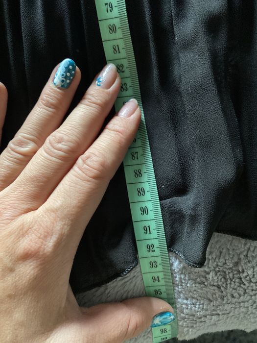 Czarna plisowana sukienka, rozmiar uniwerslany