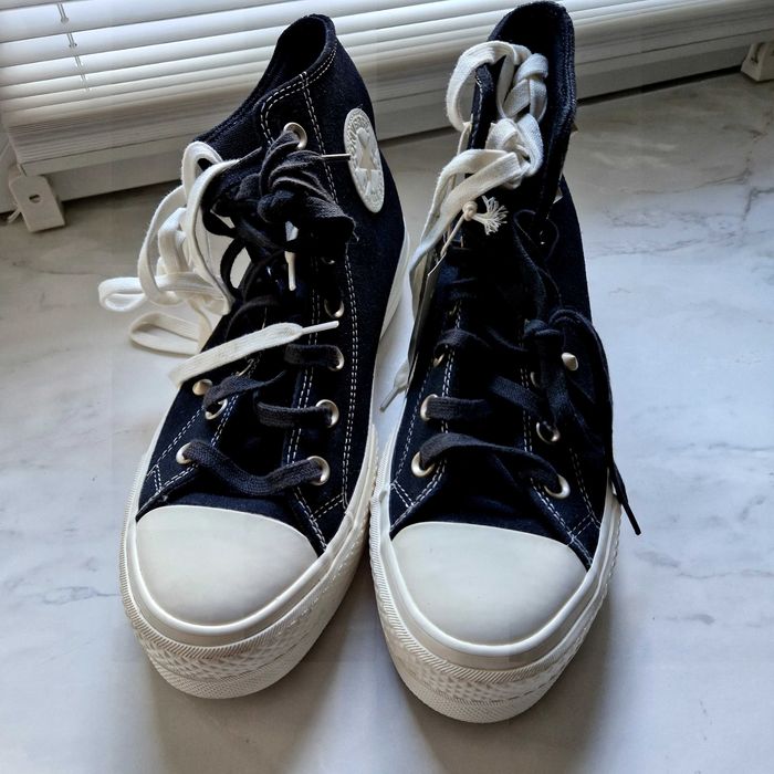 Converse skórzane ćwieki 39.5 platforma