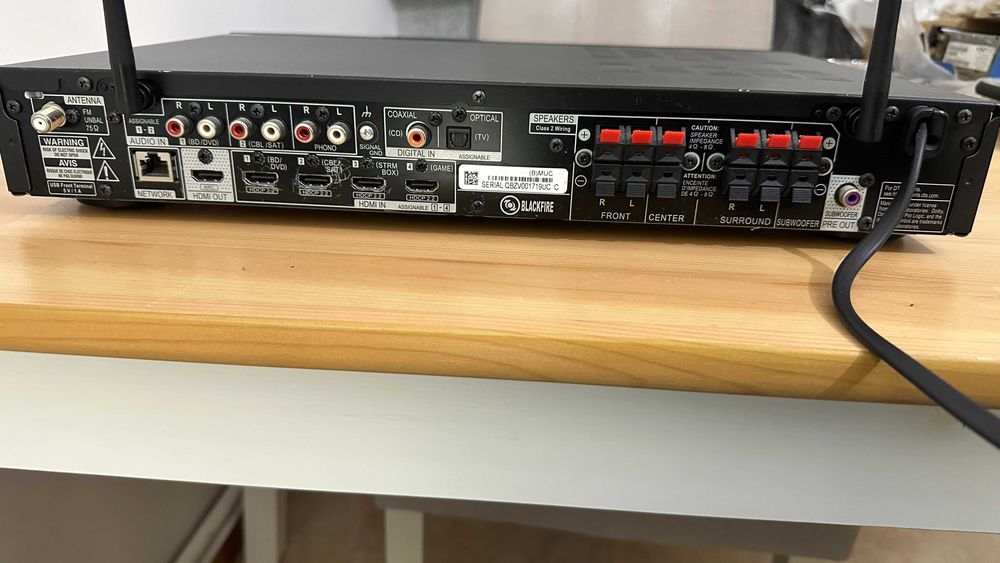 Pioneer VSX-S520 Recetor AV 5.1 (Wi-Fi, Bluetooth, 4K - Edição Slim