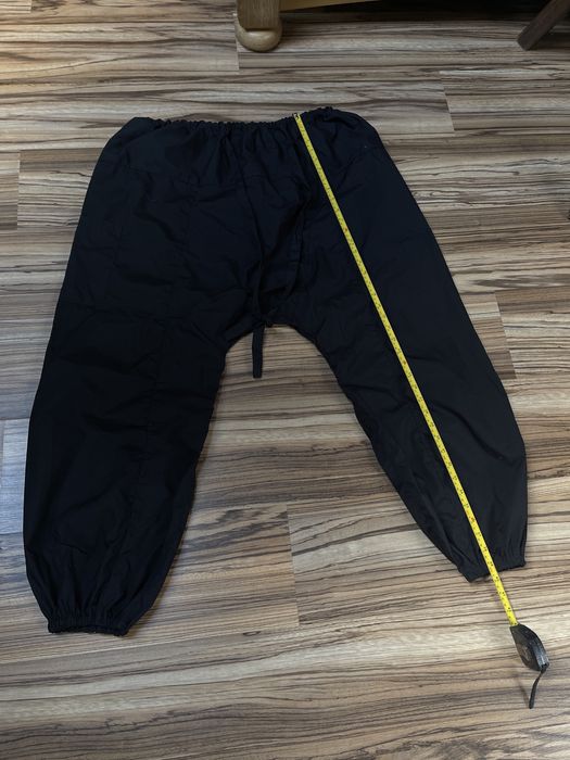 Mega wielkie spodnie z obnizonym krokiem bojowki alladynki