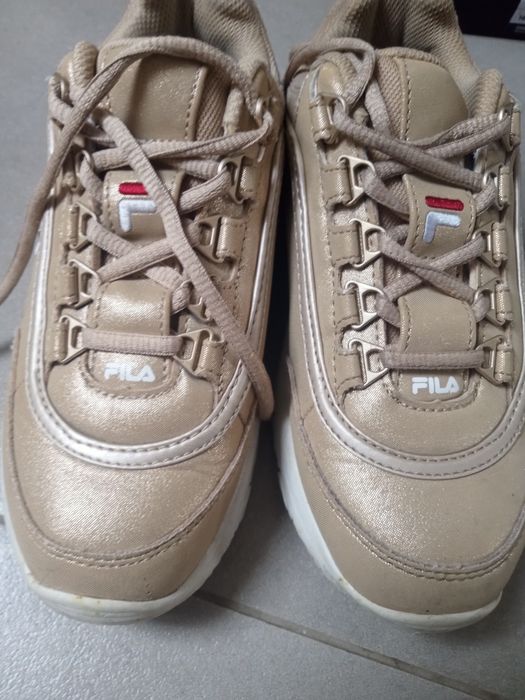 Buty Fila złote 36