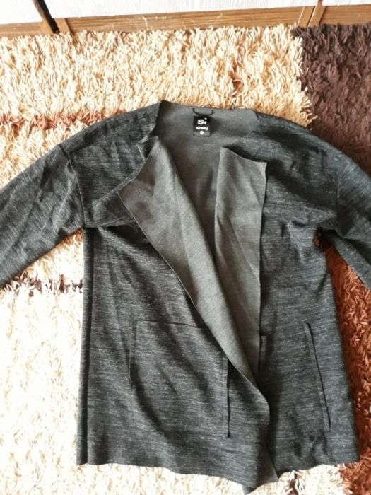 Kardigan Sinsay i bluza ramoneska Warehouse rozm Xl