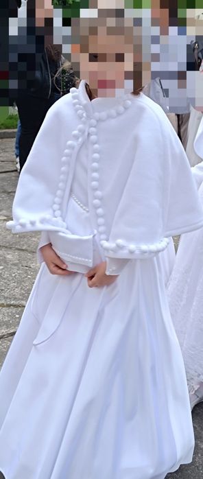 Suknia komunijna + torebka, buty i bolerko