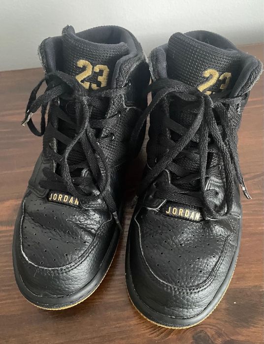 Nike Air Jordan Black Gold Basketball Shoes Eur 33,5