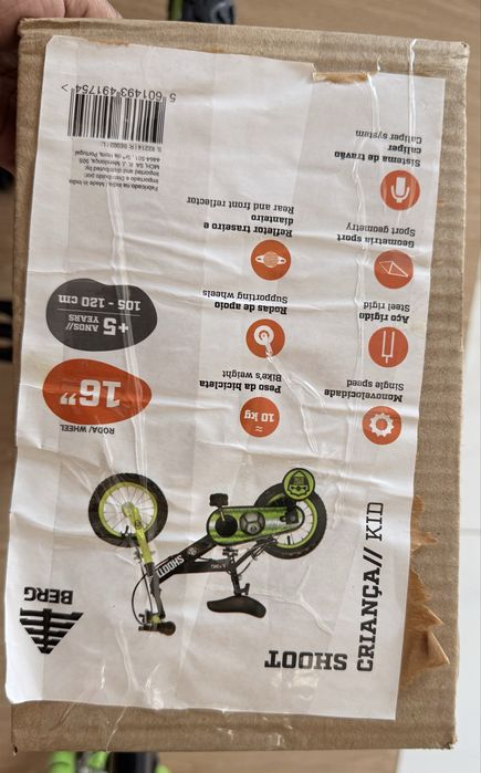 Bicicleta para crianca