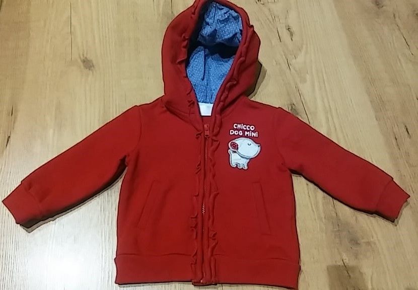 Casaco capuz menina - Chicco - 3-6 meses