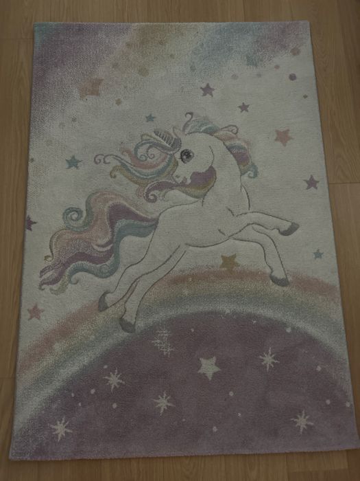 Dywan 120x170 unicorn jednorozec