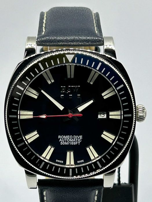 RSW Romeo Dive Automatic RSWA117 – Swiss Made – NOS – Full Set