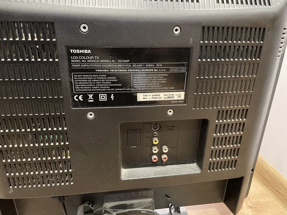 Telewizor Monitor TOSHIBA LCD COLOUR TV 20V300P