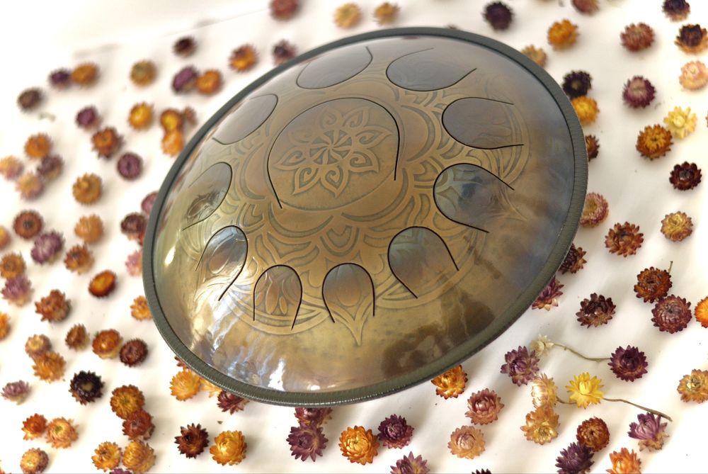 Глюкофон, Steel Tongue Drum, Тонг Драм 35см