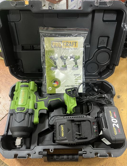 Акумуляторний гайковерт Procraft PWA82 кейс 3/4