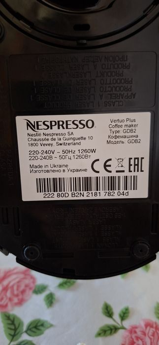 Máquina café Nespresso