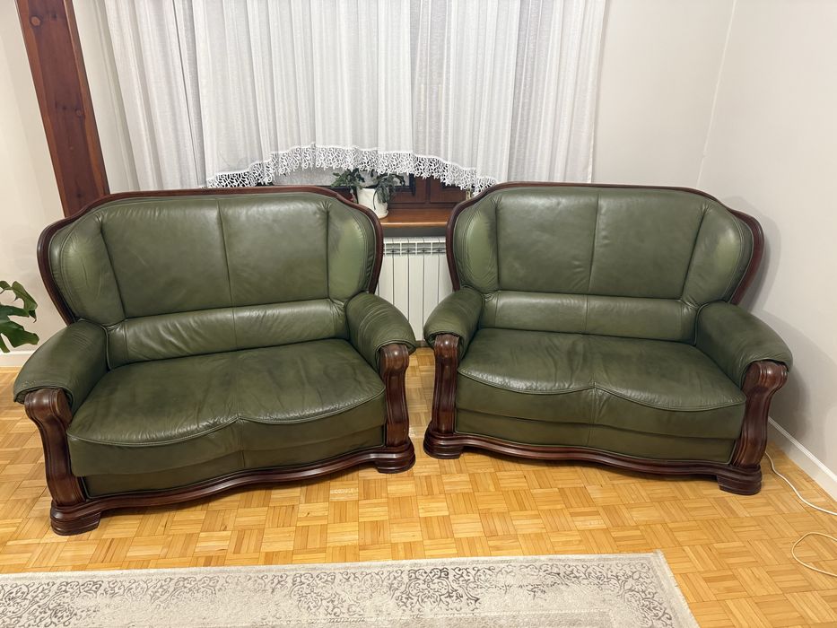 Sofy ze skóry naturalnej