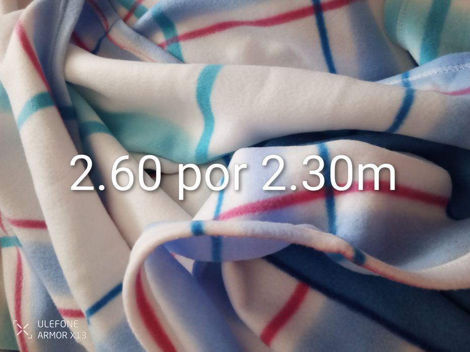 1 lençol polar para cama casal medidas do artigo 2.60x2.30