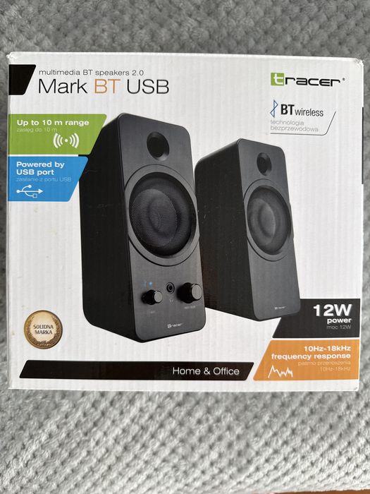 Tracer Mark BT USB 2.0 głośniki Bluetooth 12W - nowe