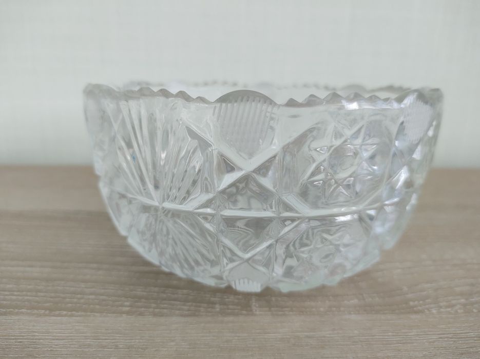 Салатник хрустальный СССР.