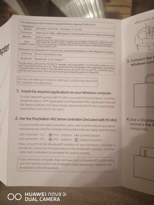 PC Adapter for PS VR2 адаптер до окулярів SONY