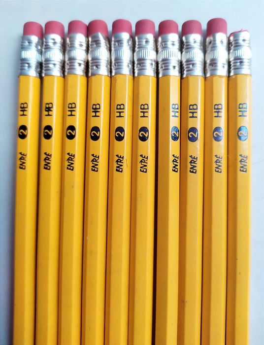 АМЕРИКА Карандаши тестовые карандаш Enre 2 HB черчение рисование американские pencil жёлтый карандаш с резинкой