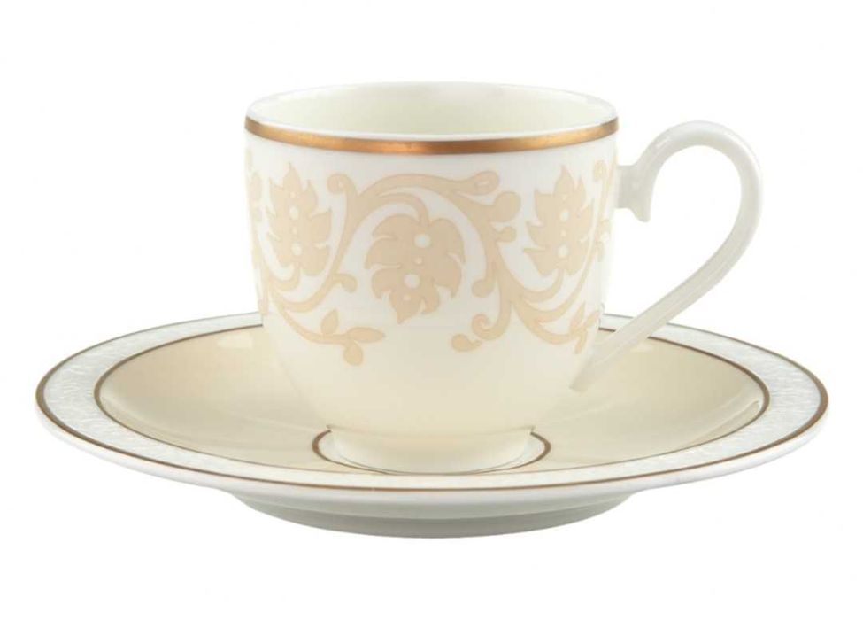 Villeroy & Boch conjunto IVOIRE porcelana chá e café