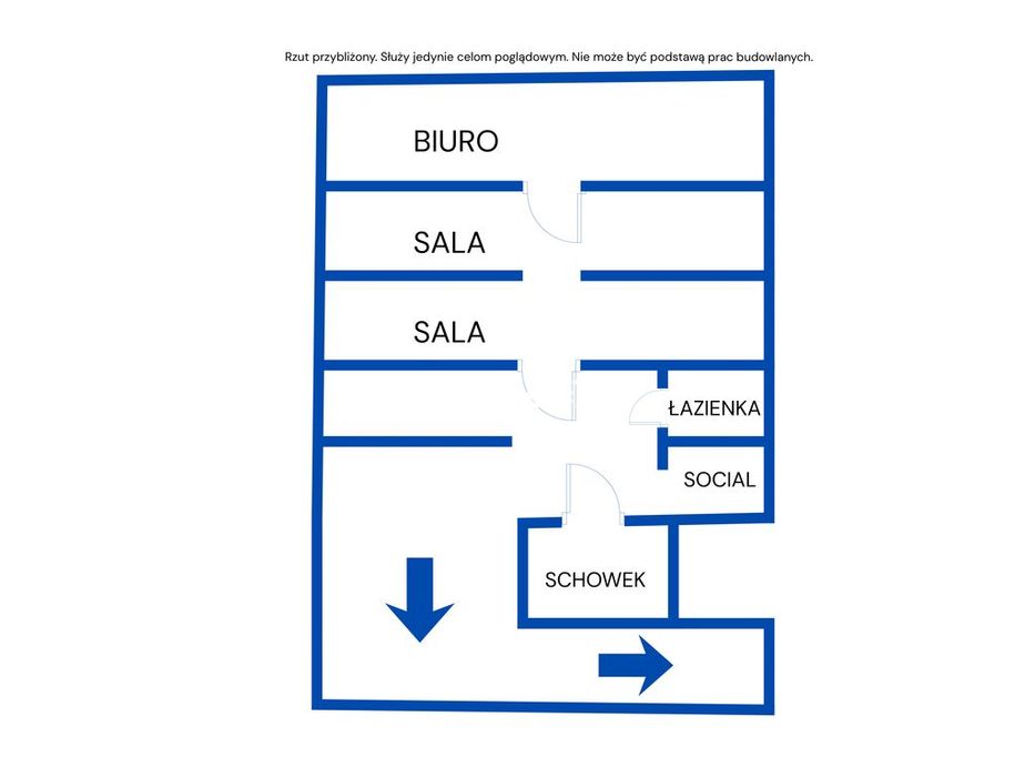 Lokal pod szkołę tańca, fitness lub biura
