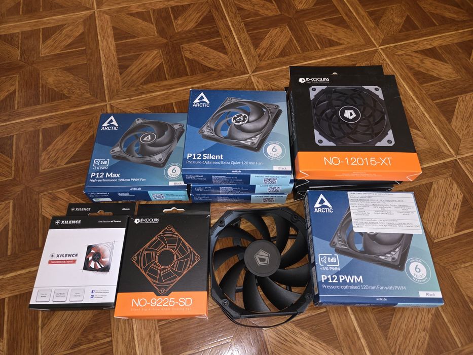 Продам кулери для корпуса ПК (б/у)