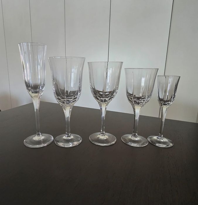 Serviço Completo de Copos de Cristal Atlantis Modelo Lyric