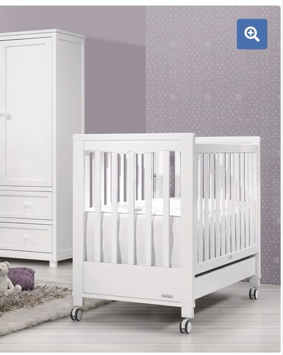 Berço Trama modelo Romântica com colchão