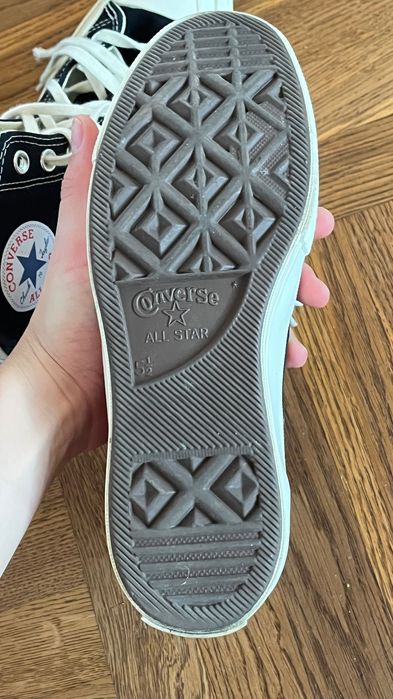 Converse x Comme des Garçons кеди високі