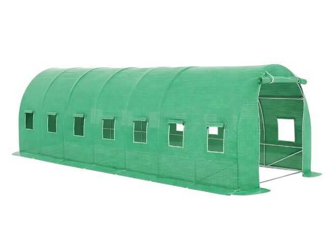 Теплица для огорода 24 м² парник тунель теплиця садова тент для розсад