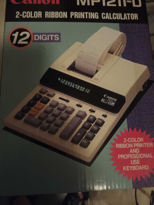 Kalkulator  z drukarką CANON  MP1210-D