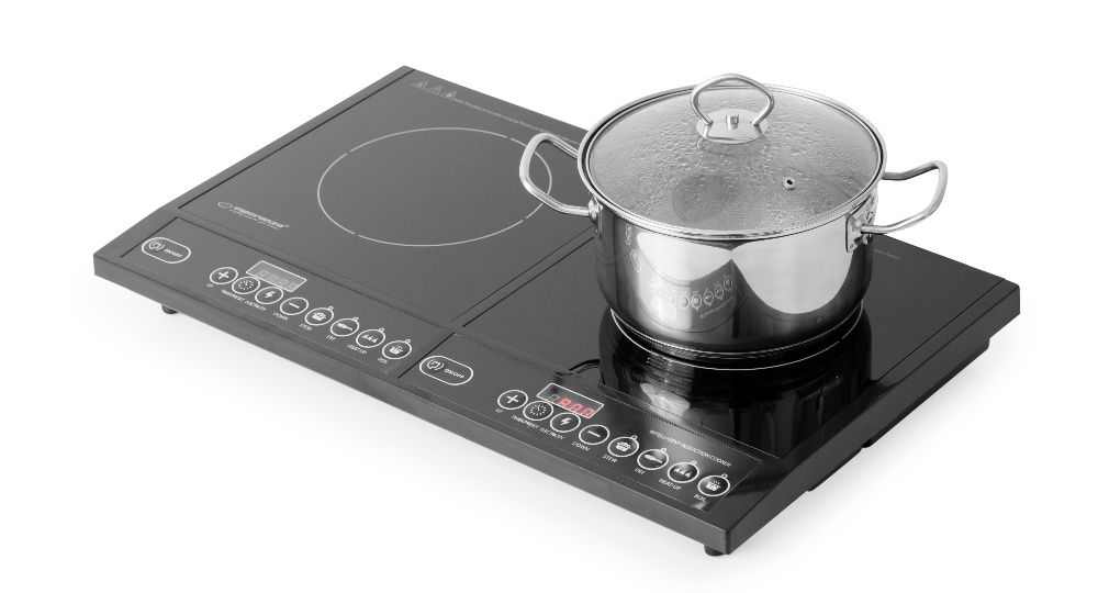 Kuchenka INDUKCYJNA PŁYTA 2-PALNIKOWA 4000W wolnostojąca