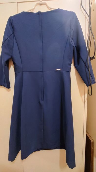 Garnitur niebieski 34/36 + Sukienka 36